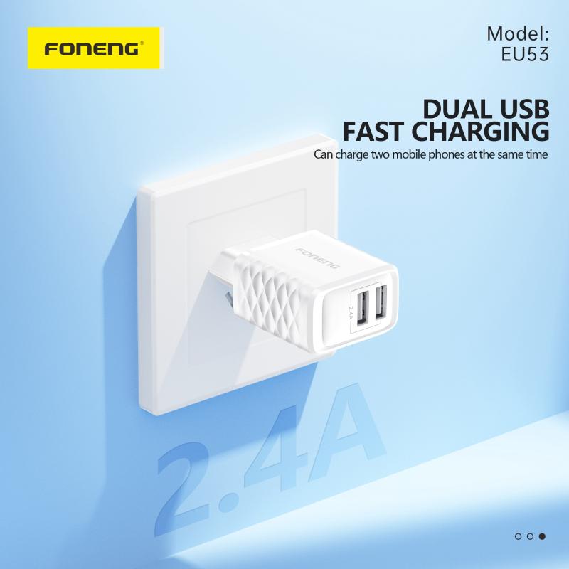 EU53 USB-A 2-Port Charger (2.4A)
