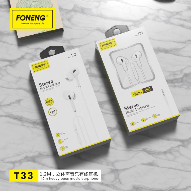 Écouteur de musique T33 -Foneng