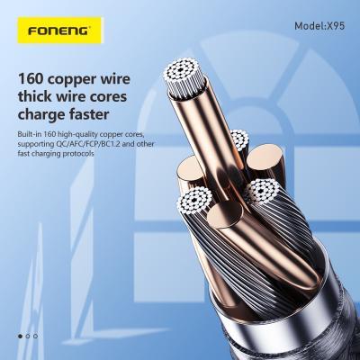 USB cable X95 Foneng 1,2M (60W)
