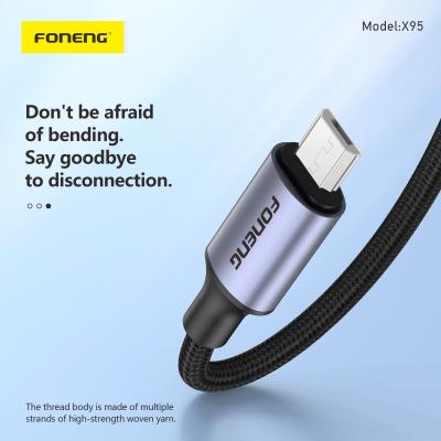 USB cable X95 Foneng 1,2M (3A)