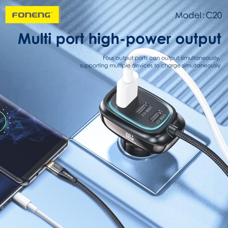Chargeur de voiture C20 - Foneng