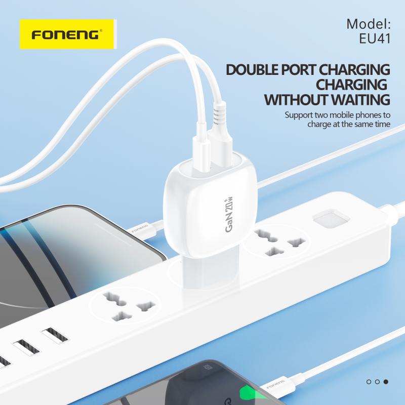 Chargeur GaN EU41 - Foneng