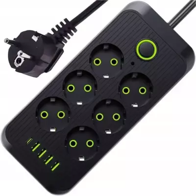 MULTIPRISE  6P+5USB+  1PD
