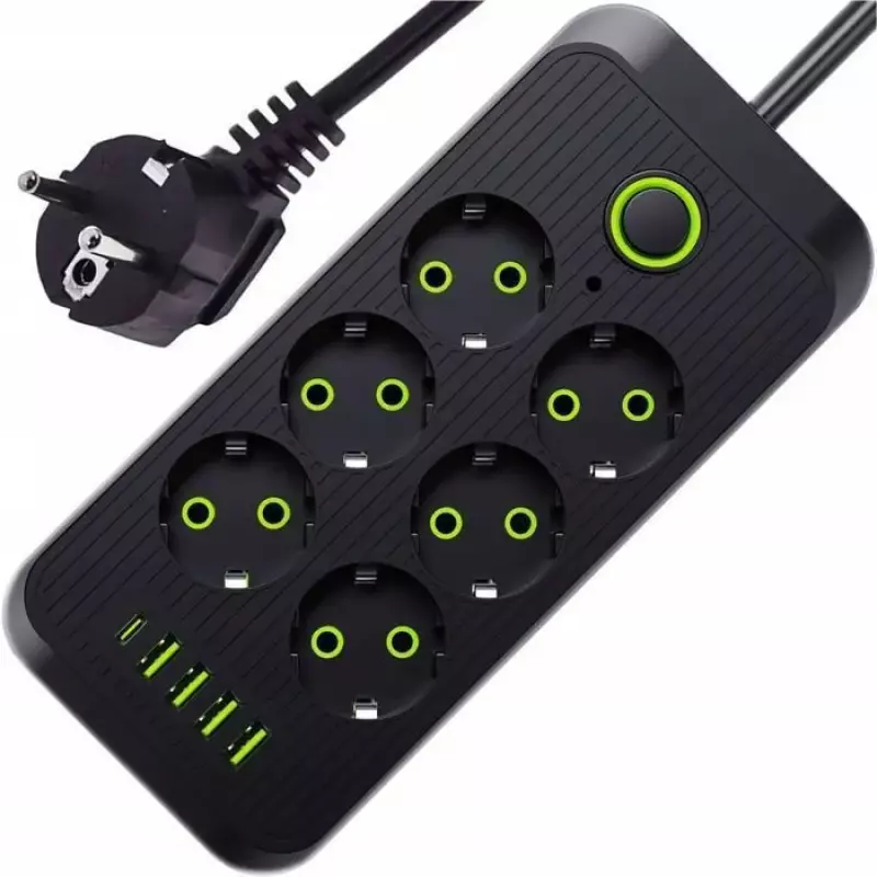MULTIPRISE  6P+5USB+  1PD
